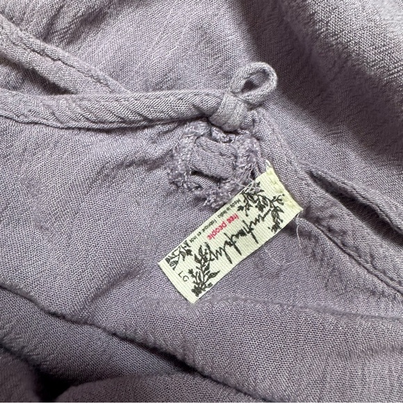 Free People Lavender Halter INTIMATELY Womenβs Heat Wave Tunic Mini Dress Purple - Picture 3 of 10